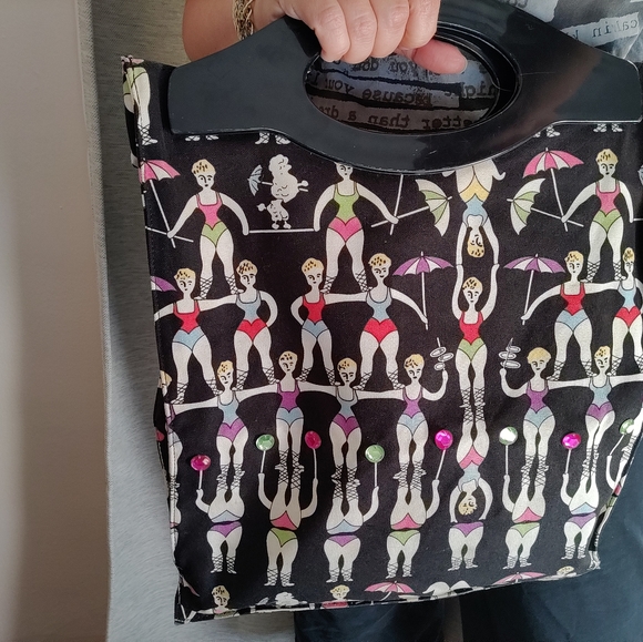 🇨🇦 Lulu Guinness London tote clutch - Picture 8 of 10